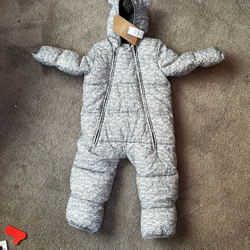 Baby GAP Gray Snowsuit
